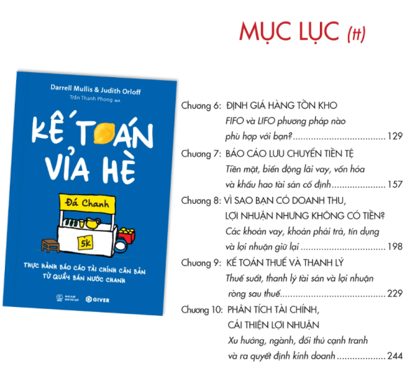 Kế Toán Vỉa Hè - Thực Hành Báo Cáo Tài Chính Căn Bản Từ Quầy Bán Nước Chanh - Hình ảnh 4